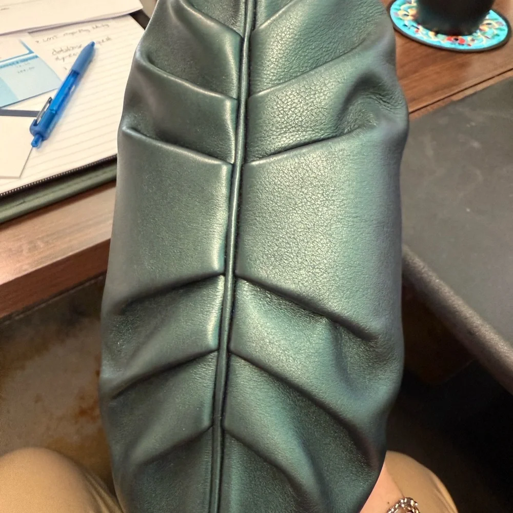 Coach Dark Green kisslock Bag - Picture 4 of 7